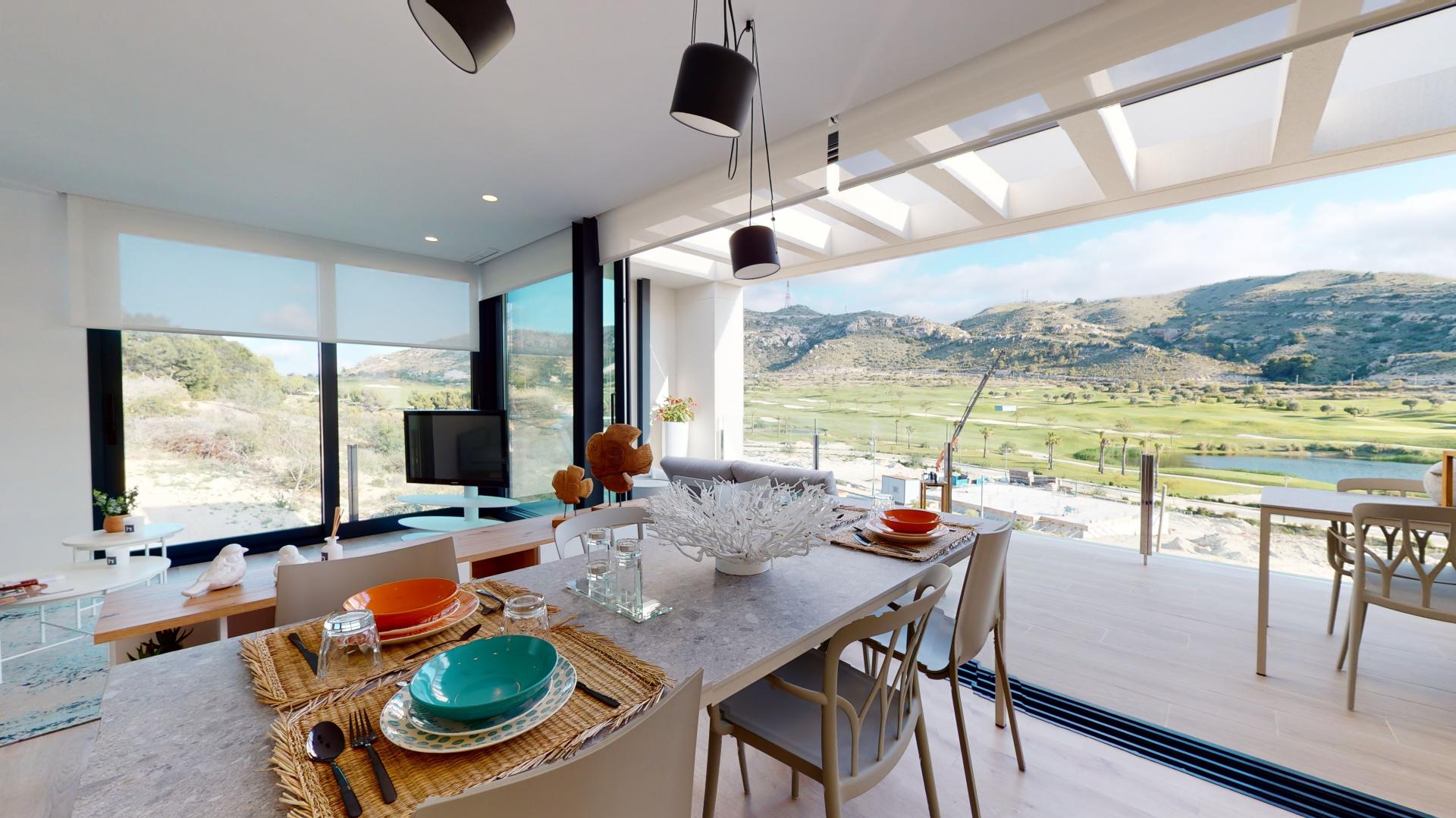 Appartements en duplex au dernier étage avec de belles vues sur le golf in Medvilla Spanje