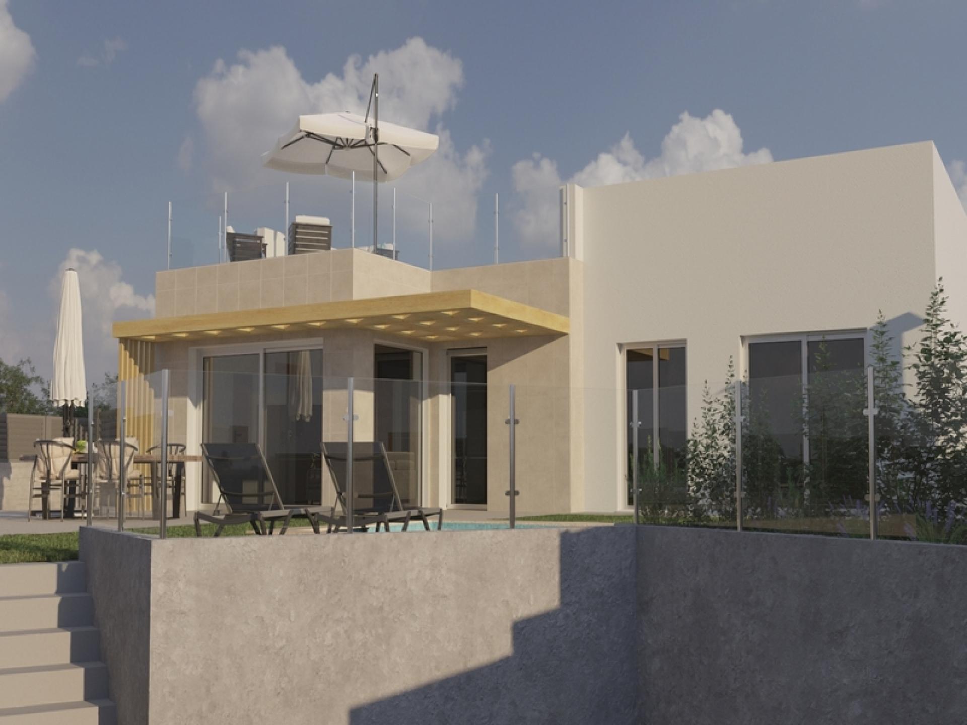 Villa nouvellement construite avec vue sur la mer à Polop de la Marina in Medvilla Spanje