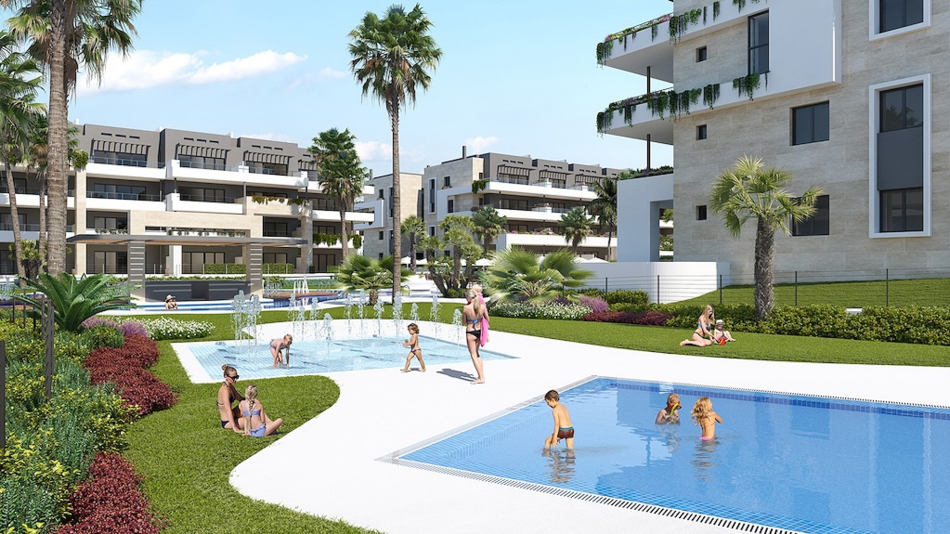 2 chambre Appartement - jardin à Playa Flamenca - Orihuela Costa - Nouvelle construction in Medvilla Spanje