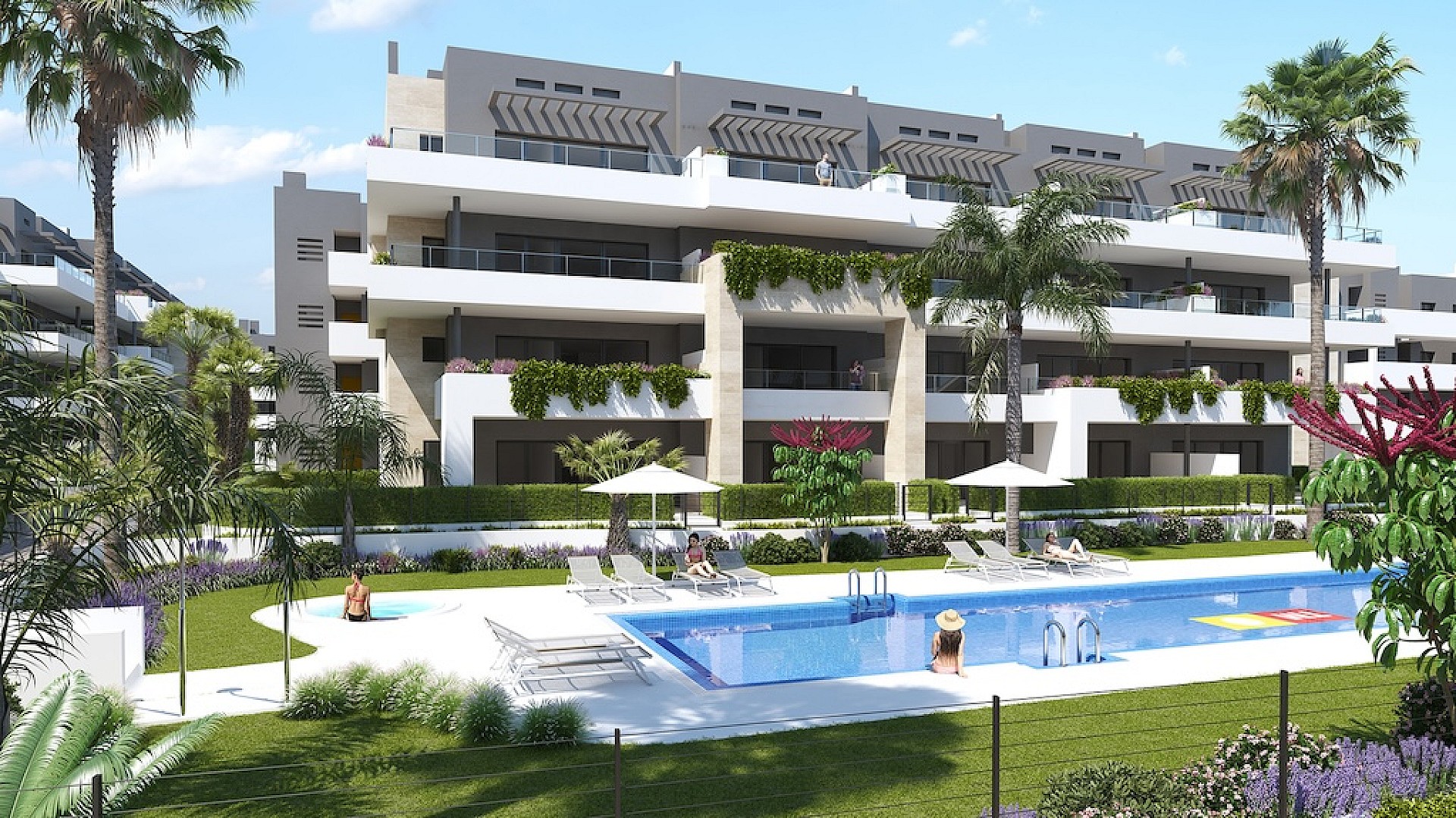 Appartements à 500m de la plage à Playa Flamenca, Orihuela in Medvilla Spanje