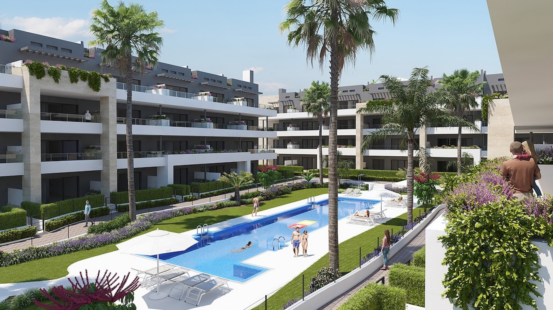 Appartements à 500m de la plage à Playa Flamenca, Orihuela in Medvilla Spanje