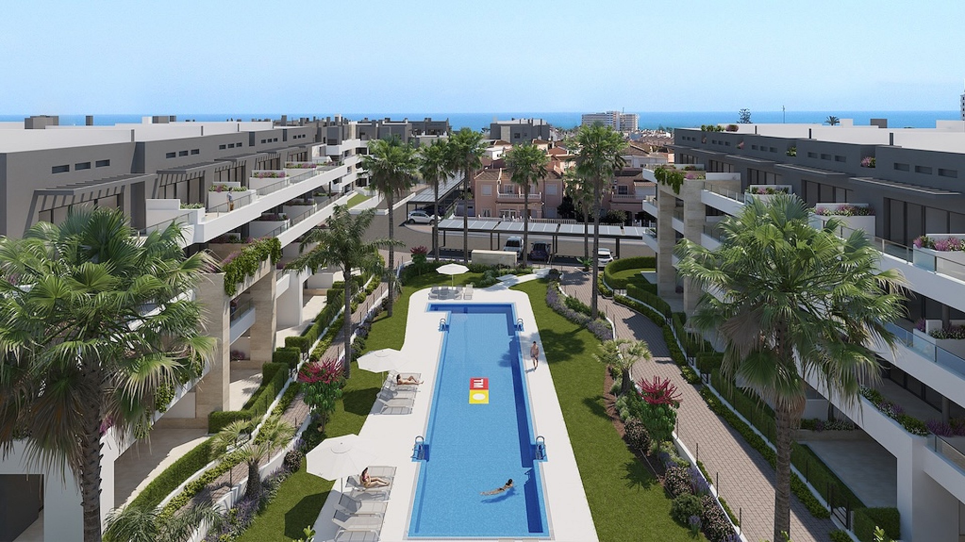 Appartements à 500m de la plage à Playa Flamenca, Orihuela in Medvilla Spanje