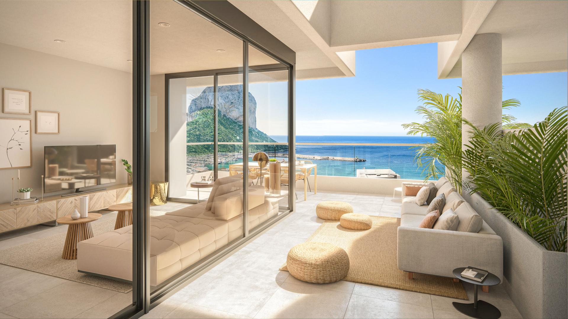 3 chambre Appartement - terrasse à Calpe - Nouvelle construction in Medvilla Spanje