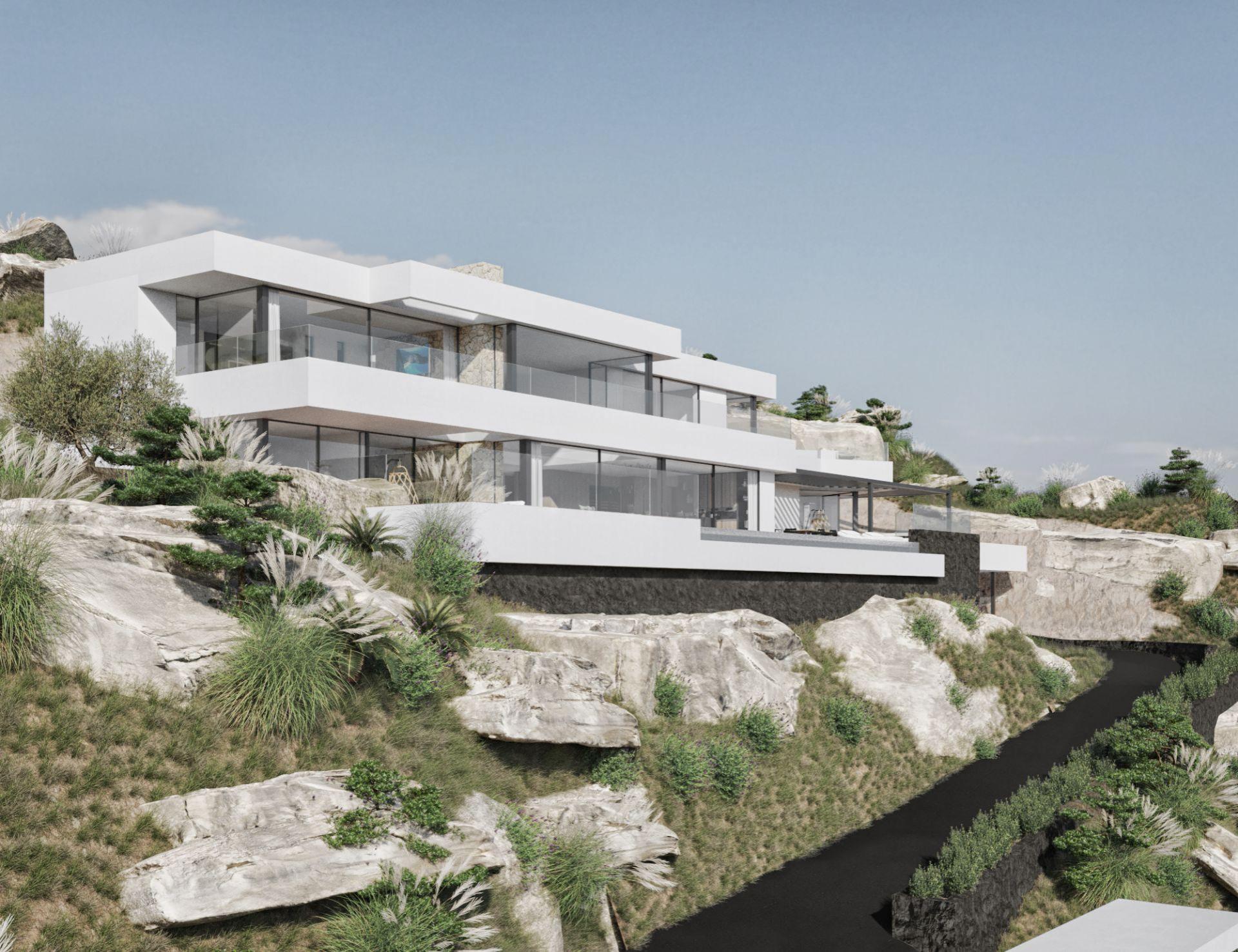 Villa avec vue imprenable sur la mer à Altea Hills in Medvilla Spanje