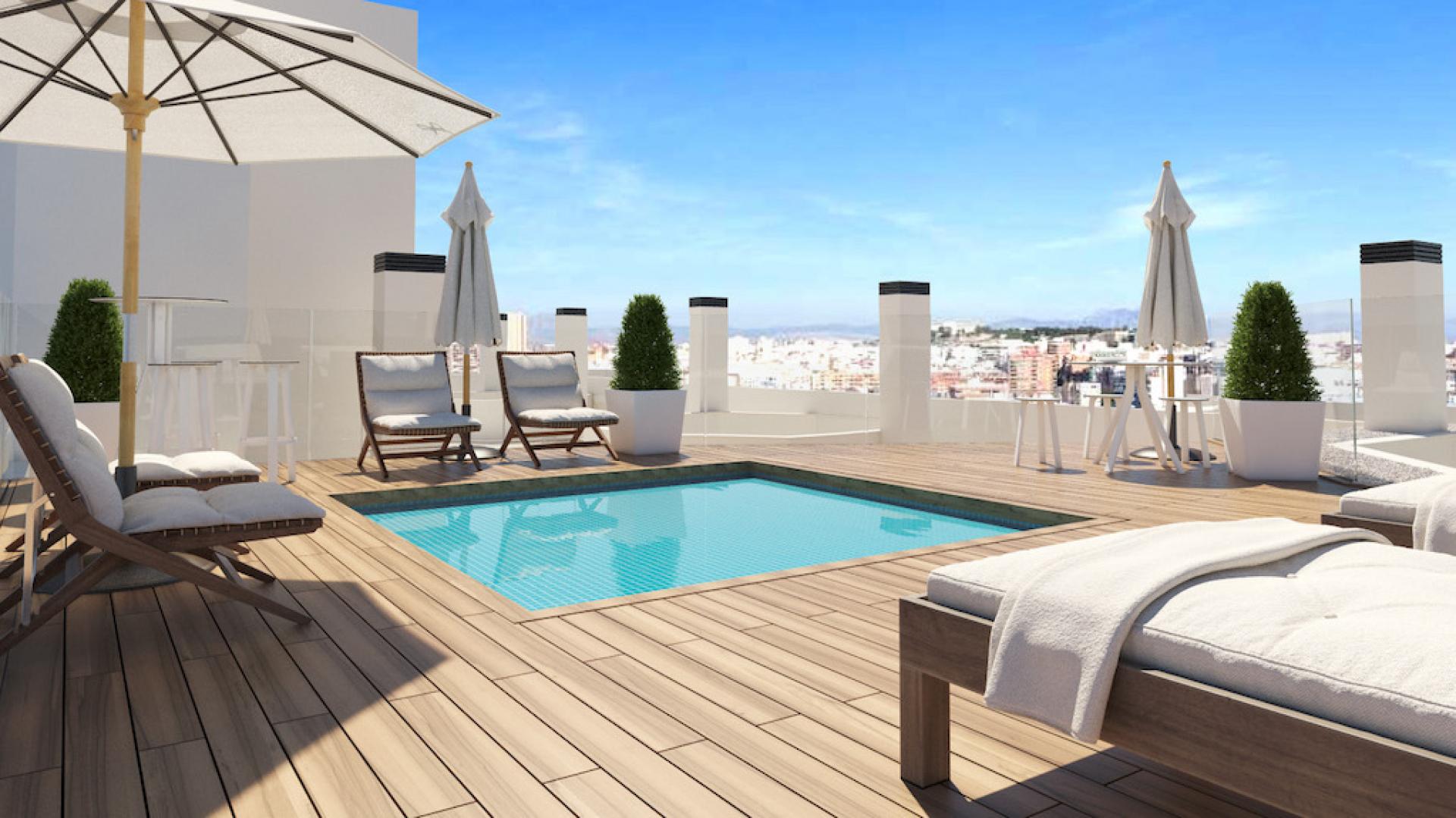 1 chambre Appartements - terrasse sur le toit à Alicante - Nouvelle construction in Medvilla Spanje