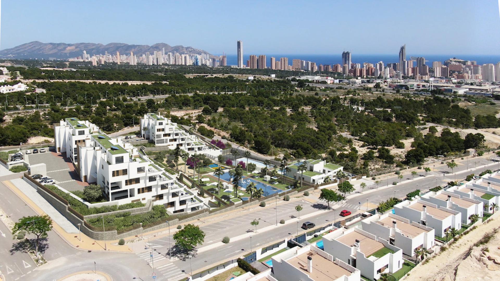 3 chambre Appartement - terrasse à Benidorm - Nouvelle construction in Medvilla Spanje