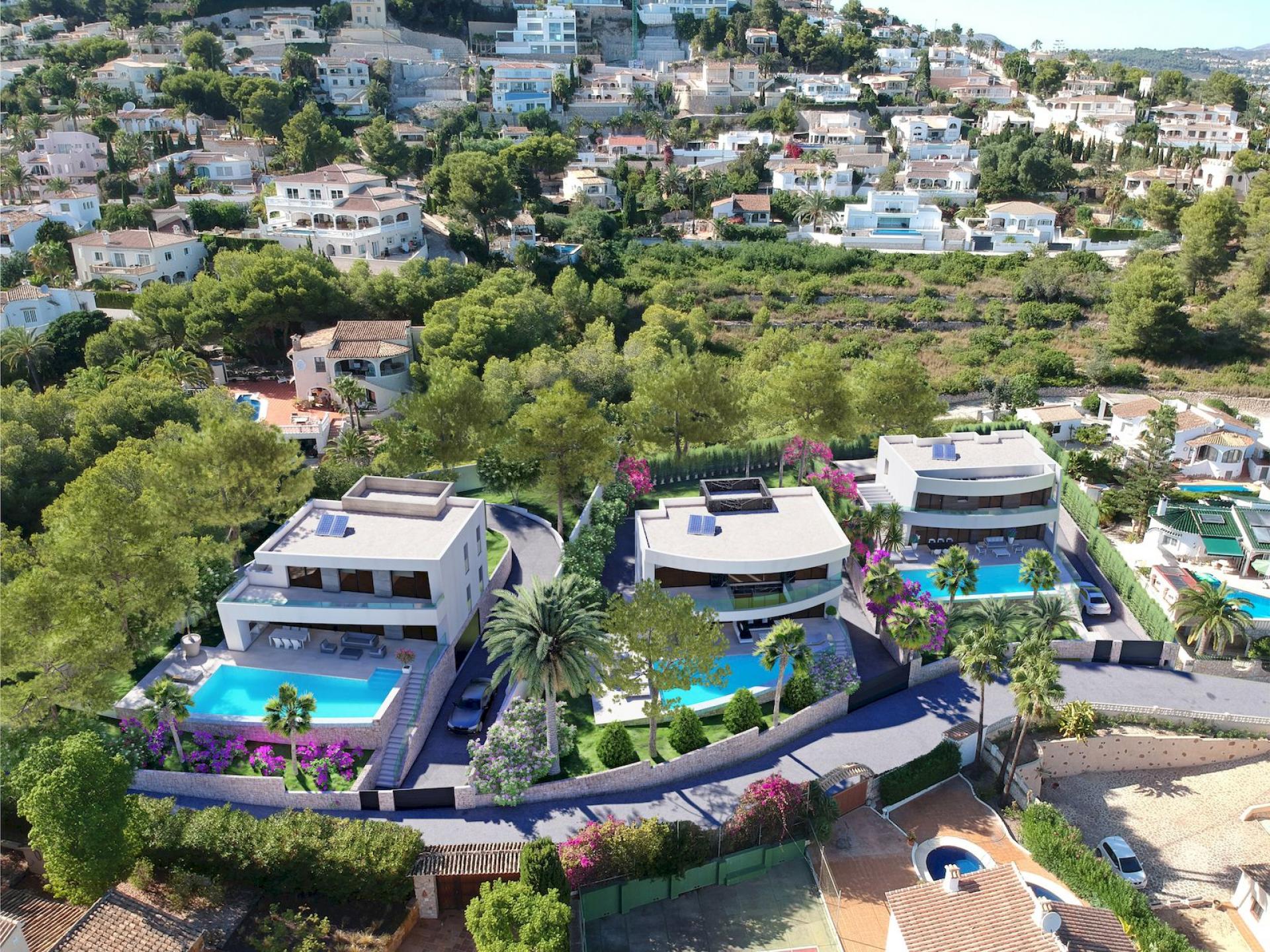 Villa de luxe avec vue sur la mer à Moraira in Medvilla Spanje