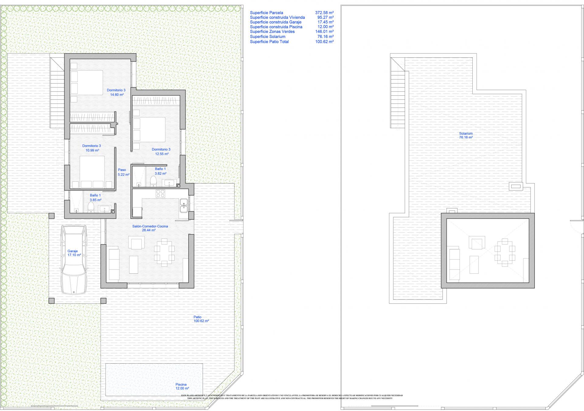 3 chambre Villa à Los Alcazares - Nouvelle construction in Medvilla Spanje