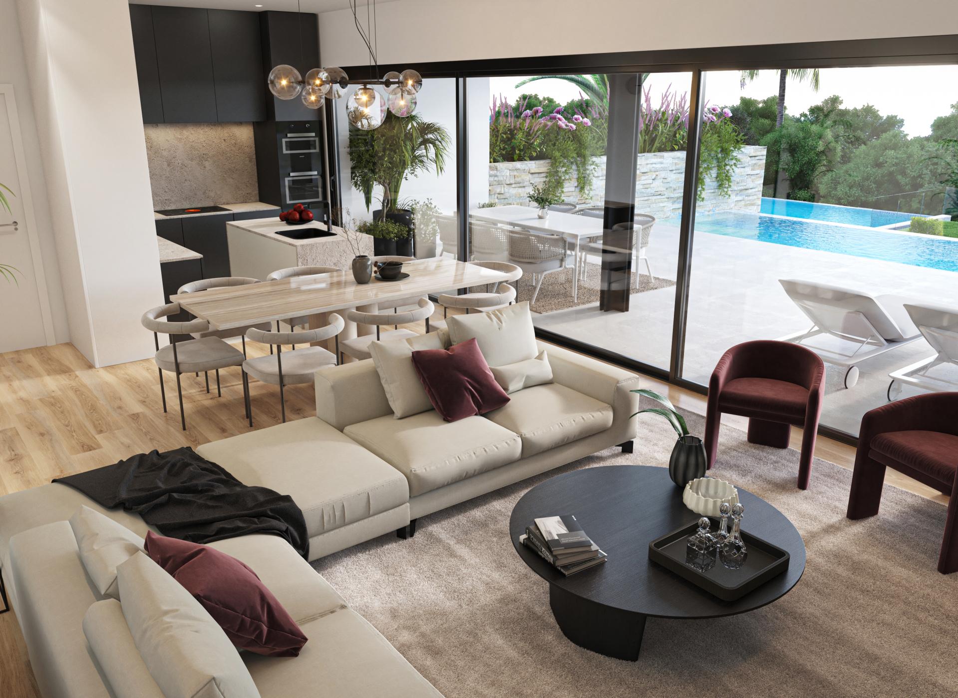 Suites penthouse élégantes avec piscine privée sur le golf de Las Colinas in Medvilla Spanje