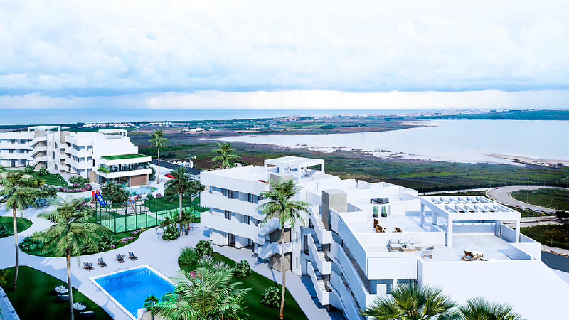 2 chambre Appartement - terrasse à El Raso - Nouvelle construction in Medvilla Spanje