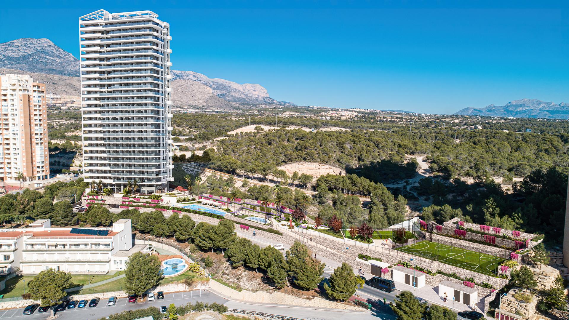 2 chambre Appartement - terrasse à Benidorm - Nouvelle construction in Medvilla Spanje