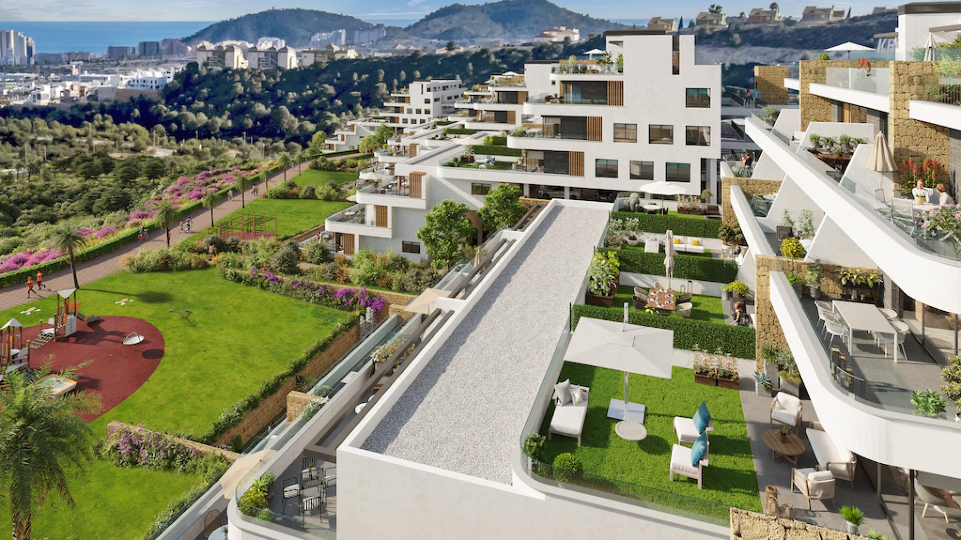 2 chambre Appartement - terrasse à Finestrat - Nouvelle construction in Medvilla Spanje