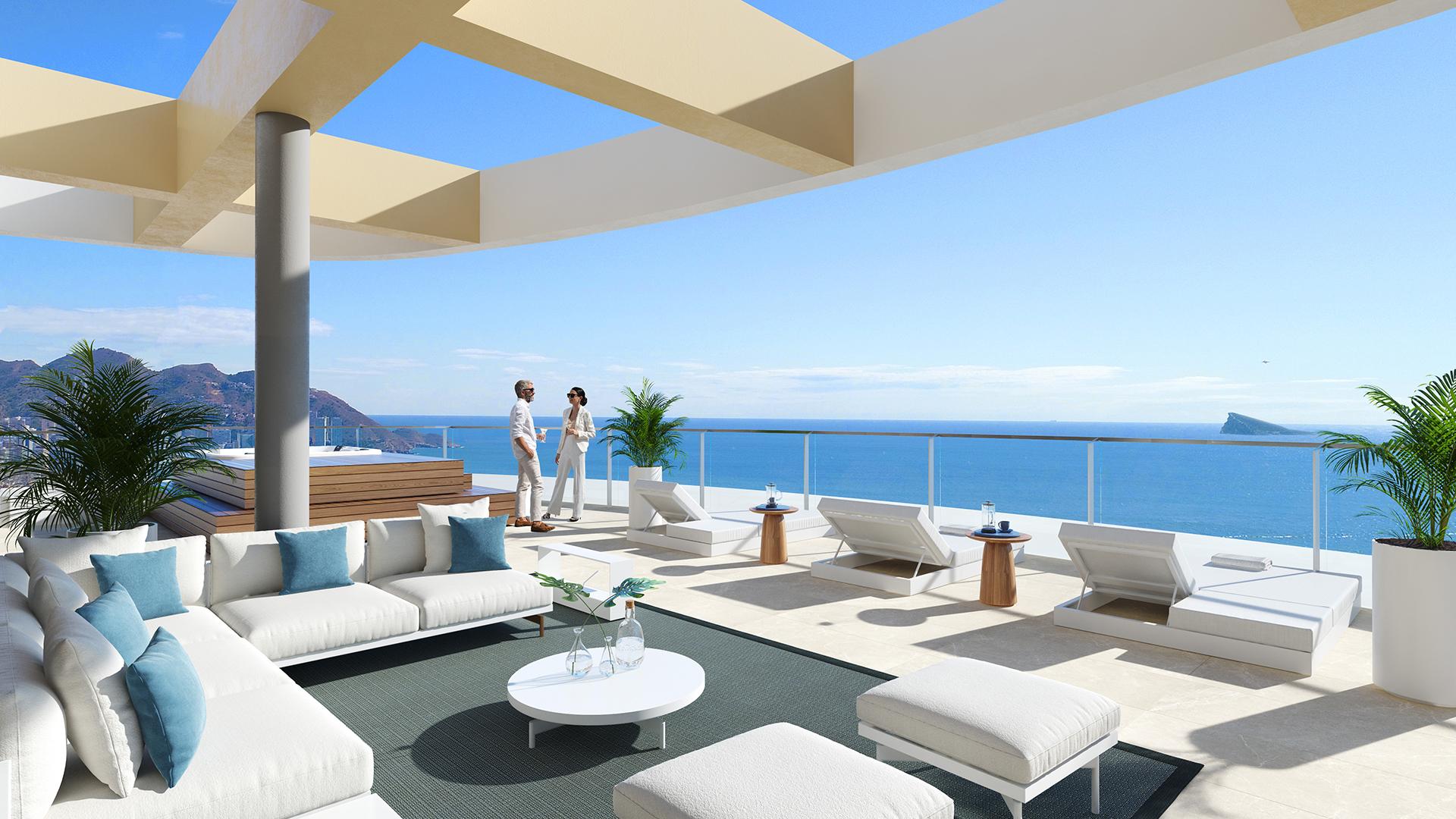 3 chambre Appartements - terrasse sur le toit à Benidorm - Nouvelle construction in Medvilla Spanje