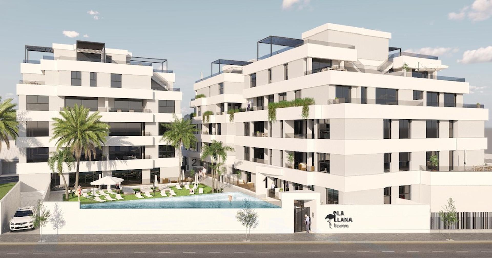 3 chambre Appartements - terrasse sur le toit à San Pedro Del Pinatar - Nouvelle construction in Medvilla Spanje