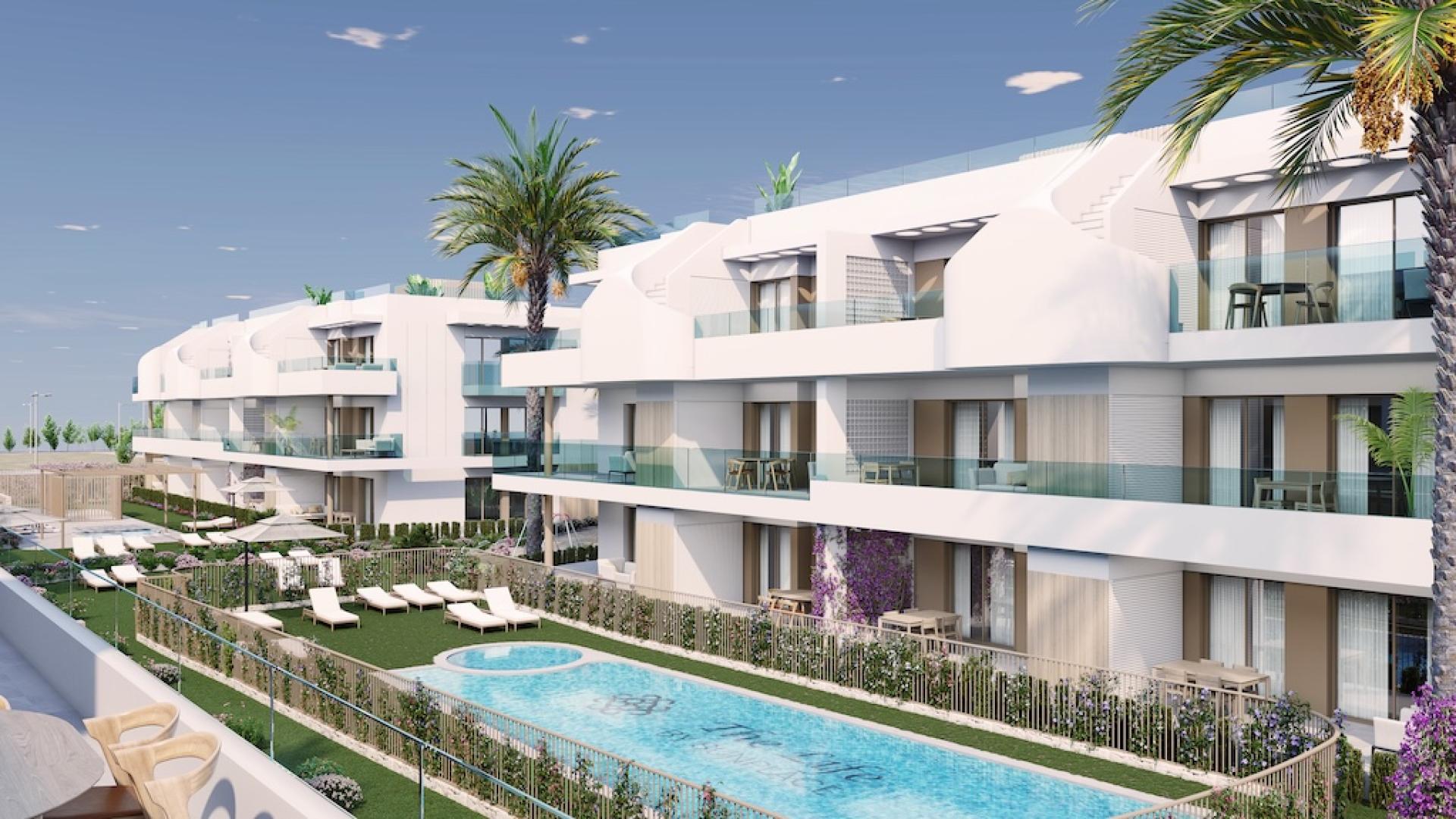 2 chambre Appartements - terrasse sur le toit à Pilar de la Horadada - Nouvelle construction in Medvilla Spanje