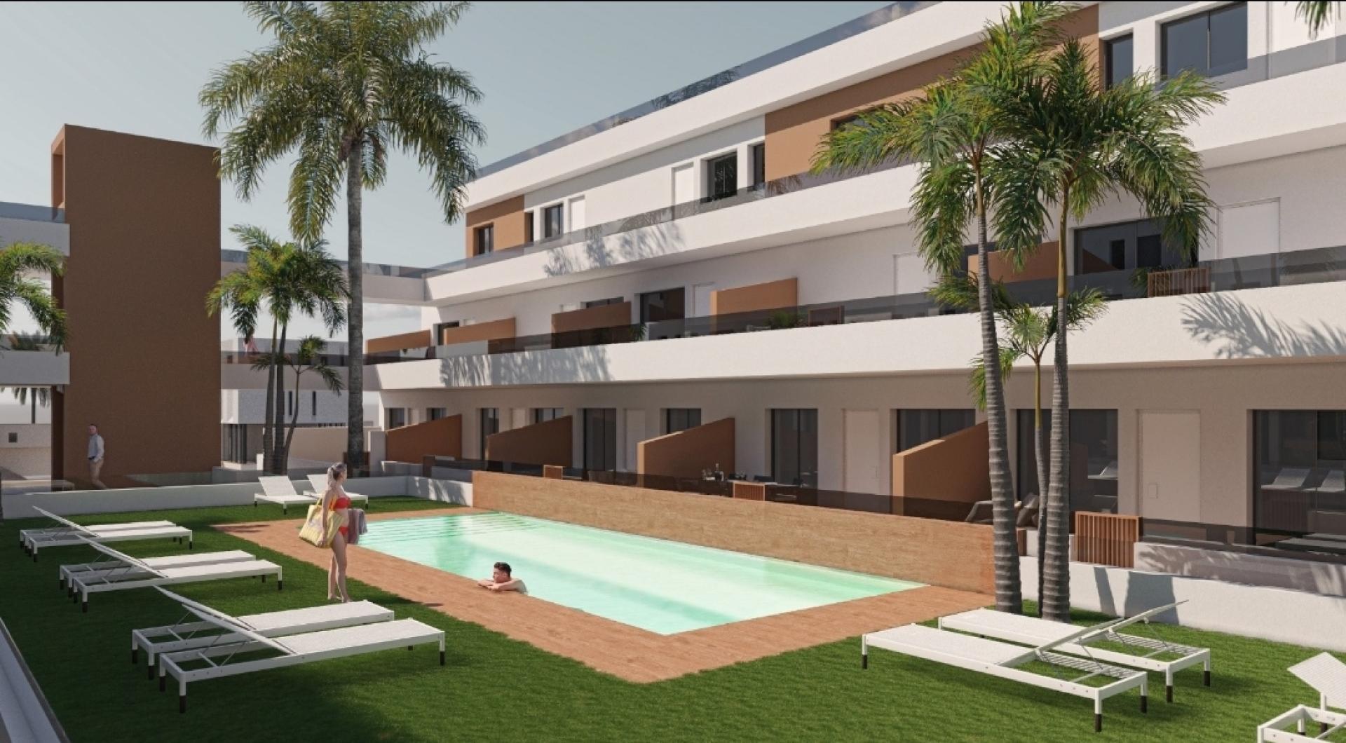 3 chambre Appartements - terrasse sur le toit à Pilar de la Horadada - Nouvelle construction in Medvilla Spanje