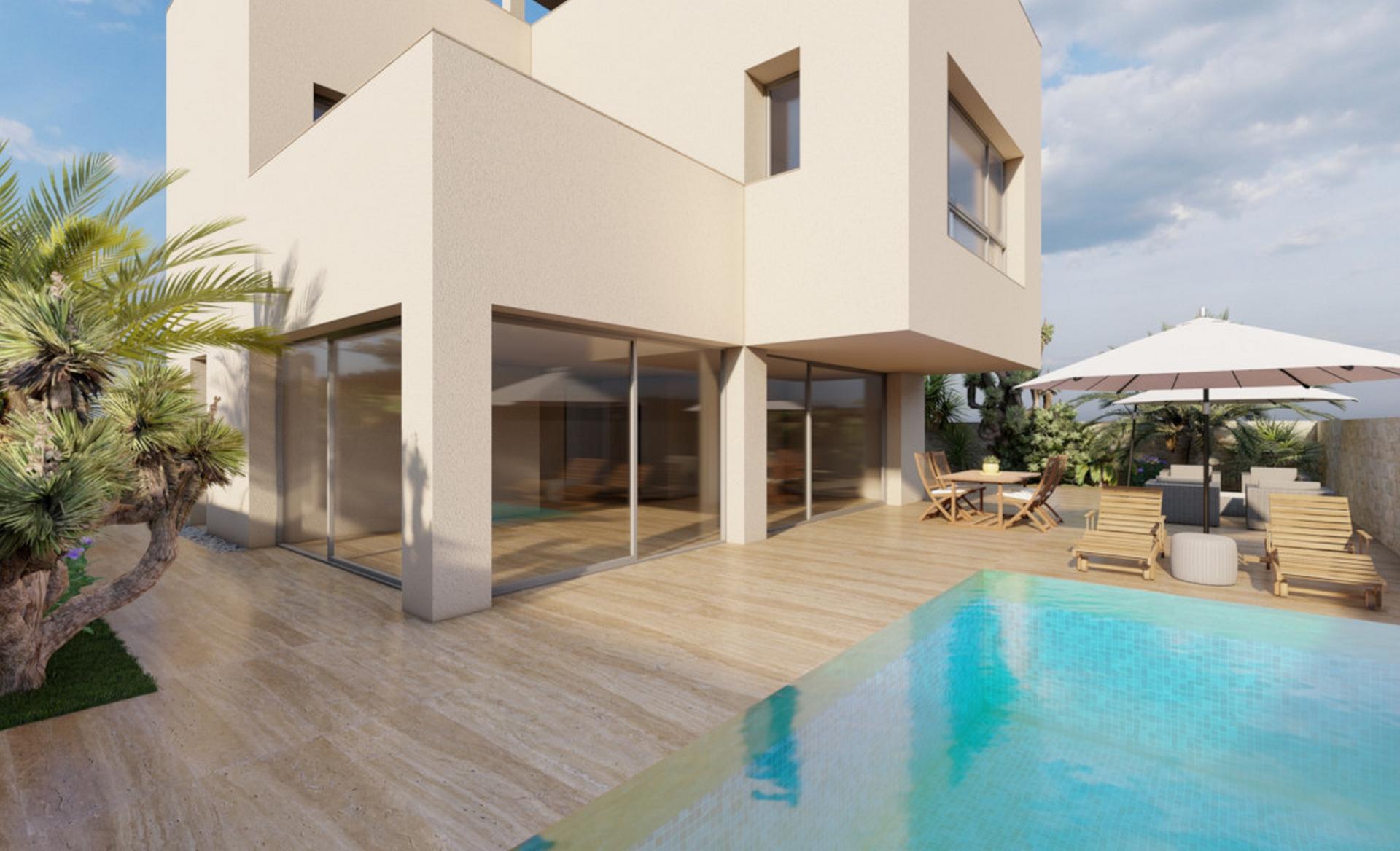 Villa de luxe près de la plage, Torre de la Horadada, Alicante, Costa Blanca Sud in Medvilla Spanje