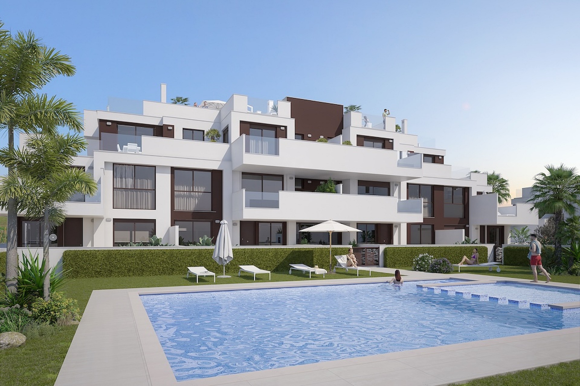 2 chambre Appartements - terrasse sur le toit à Torre de la Horadada - Nouvelle construction in Medvilla Spanje