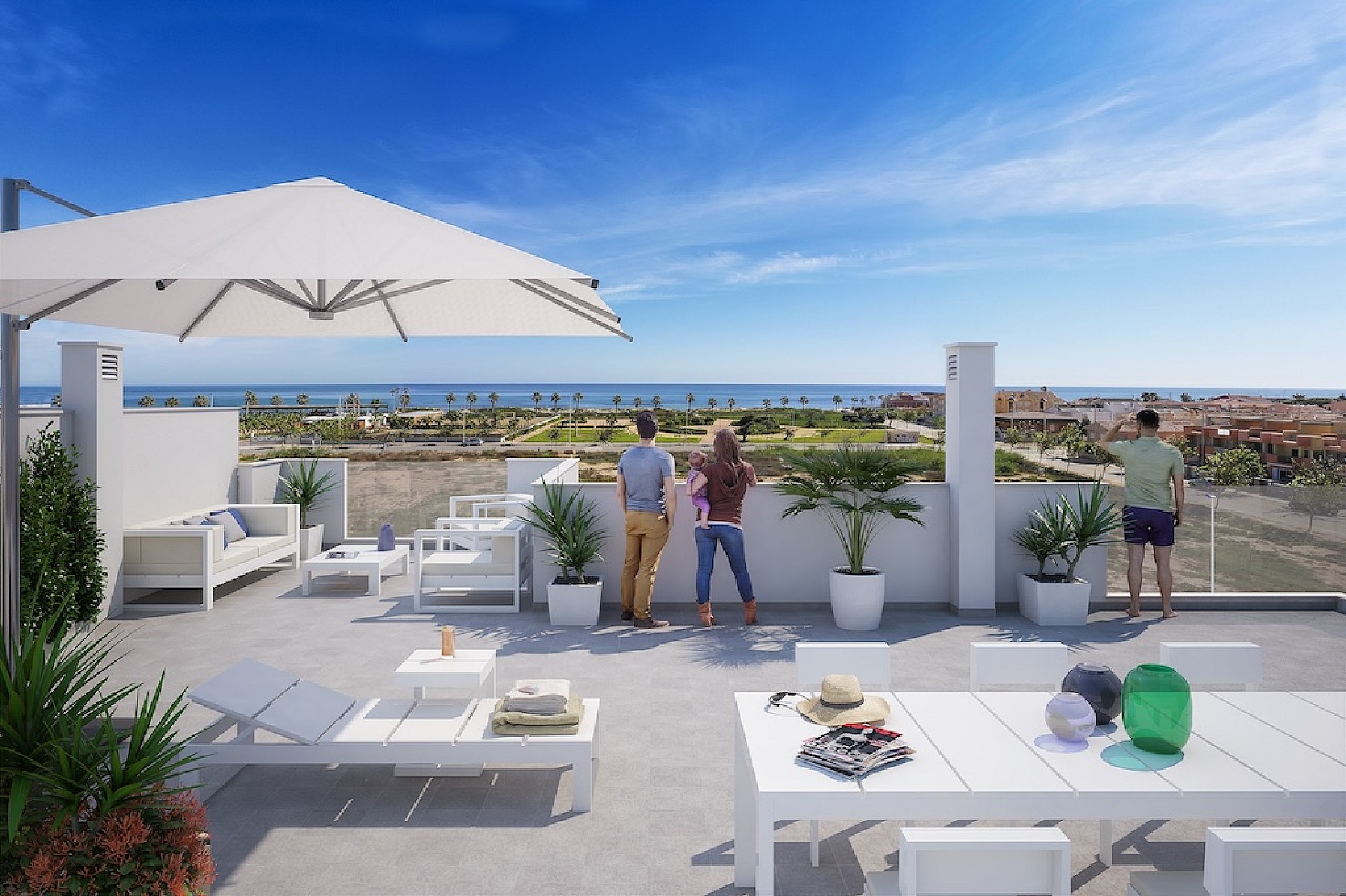 2 chambre Appartements - terrasse sur le toit à Torre de la Horadada - Nouvelle construction in Medvilla Spanje