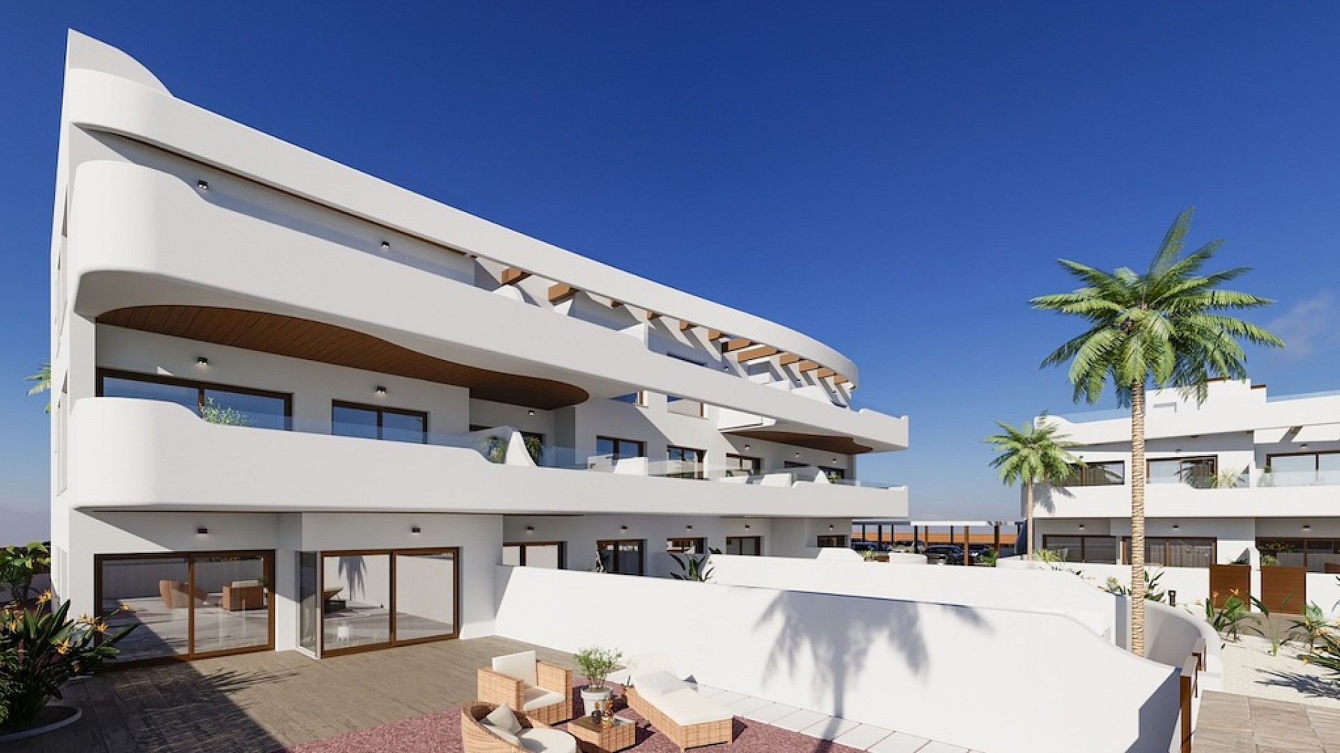 2 chambre Appartements - terrasse sur le toit à Los Alcazares - Nouvelle construction in Medvilla Spanje