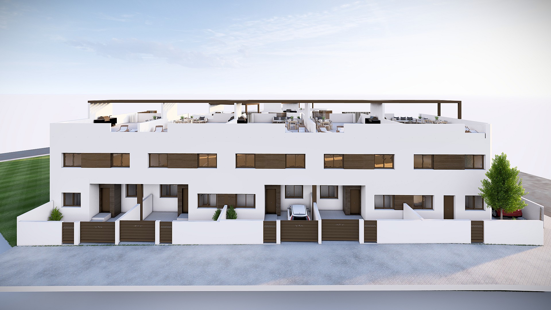 3 chambre Appartements - terrasse sur le toit à Pilar de la Horadada - Nouvelle construction in Medvilla Spanje