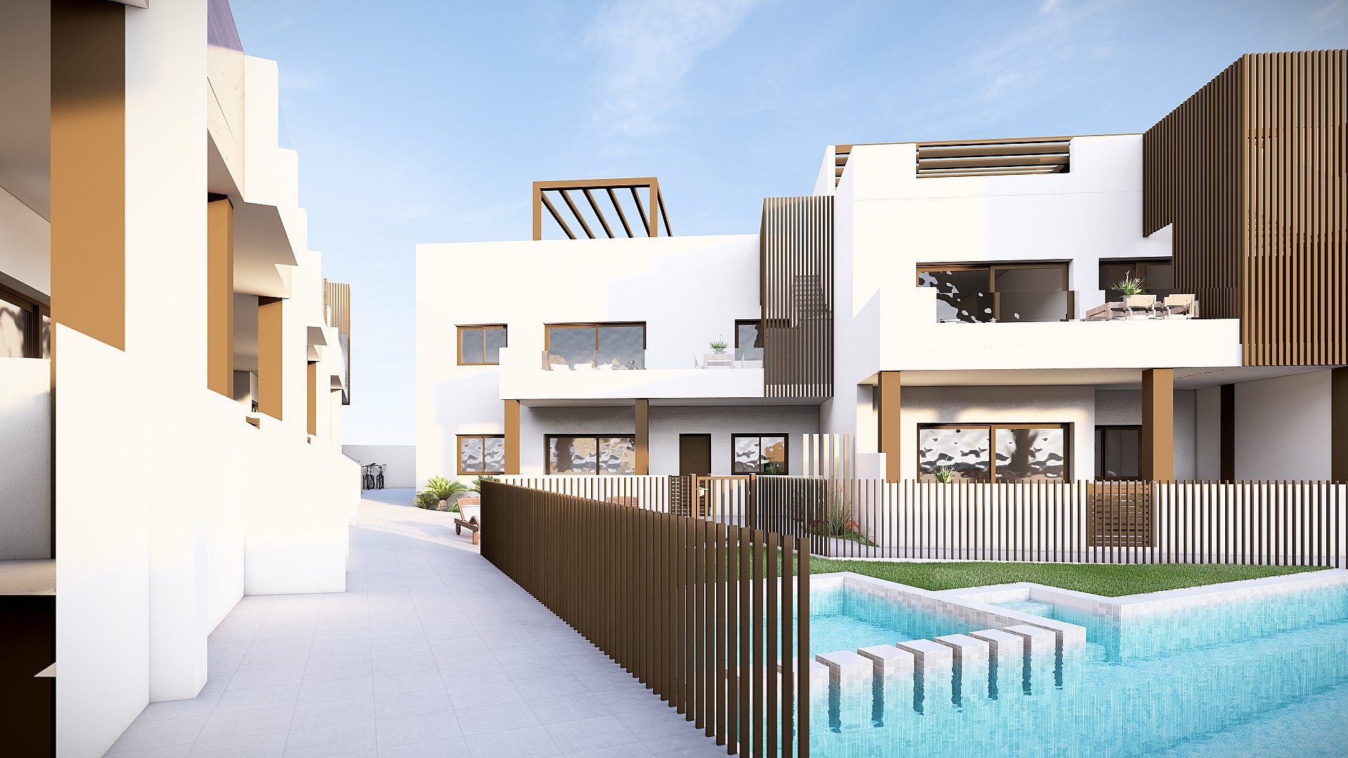 3 chambre Appartements - terrasse sur le toit à Pilar de la Horadada - Nouvelle construction in Medvilla Spanje