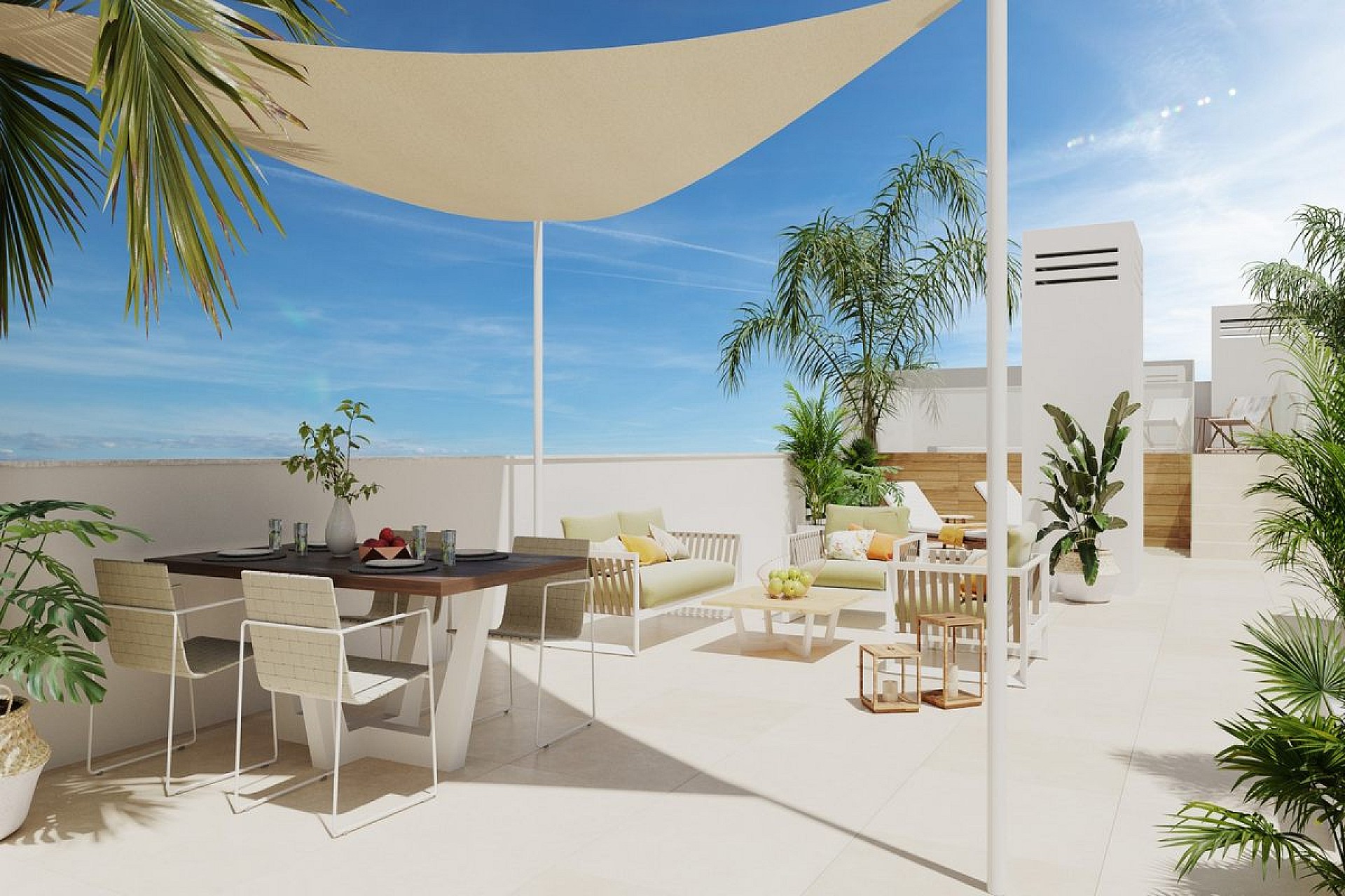 2 chambre Appartements - terrasse sur le toit à San Juan de los Terreros - Nouvelle construction in Medvilla Spanje