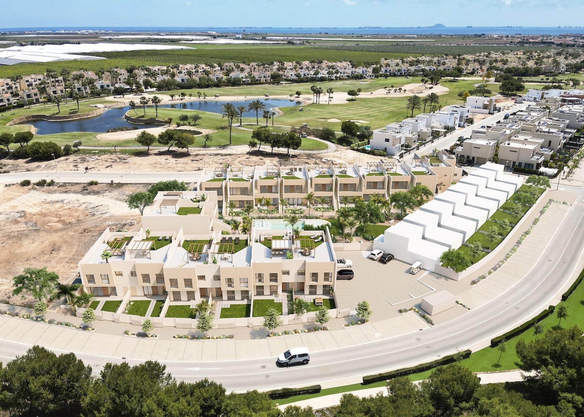 3 chambre Appartements - terrasse sur le toit à Roda Golf - Nouvelle construction in Medvilla Spanje