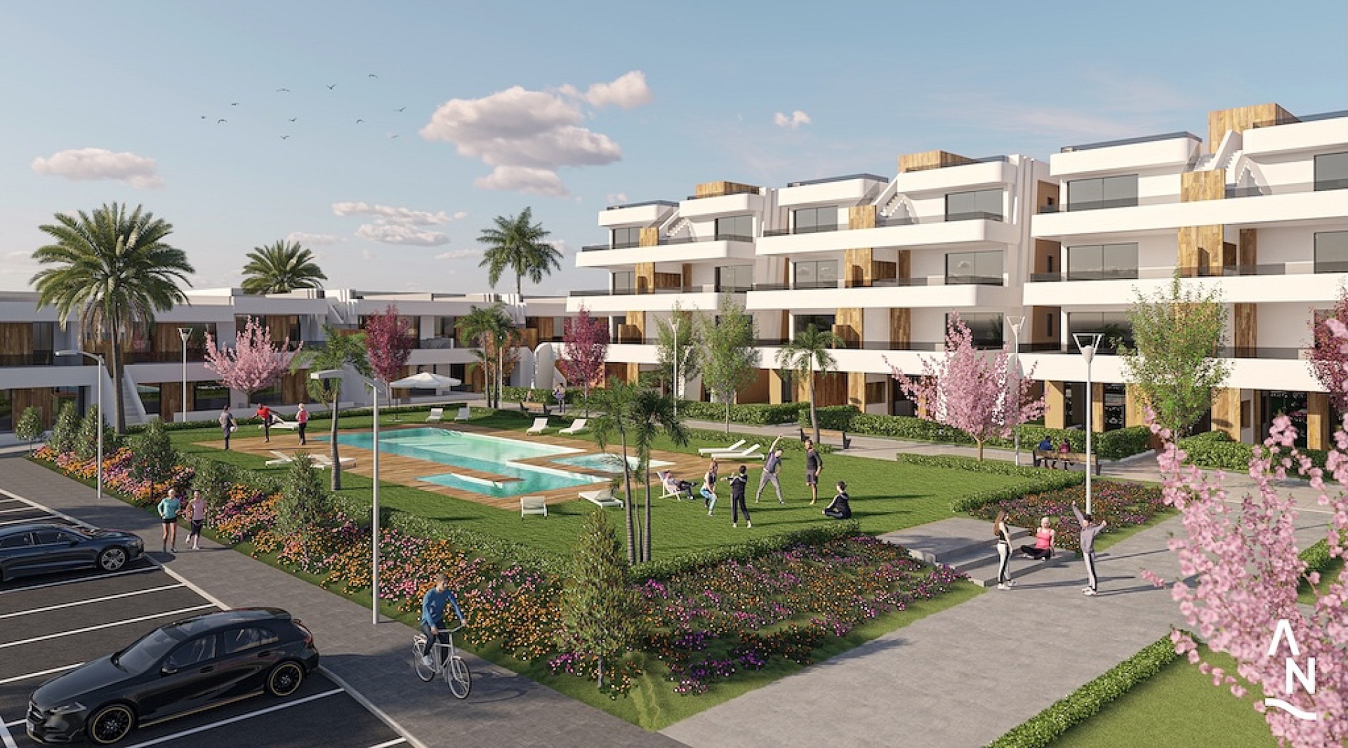 2 chambre Appartements - terrasse sur le toit à Condado de Alhama - Nouvelle construction in Medvilla Spanje