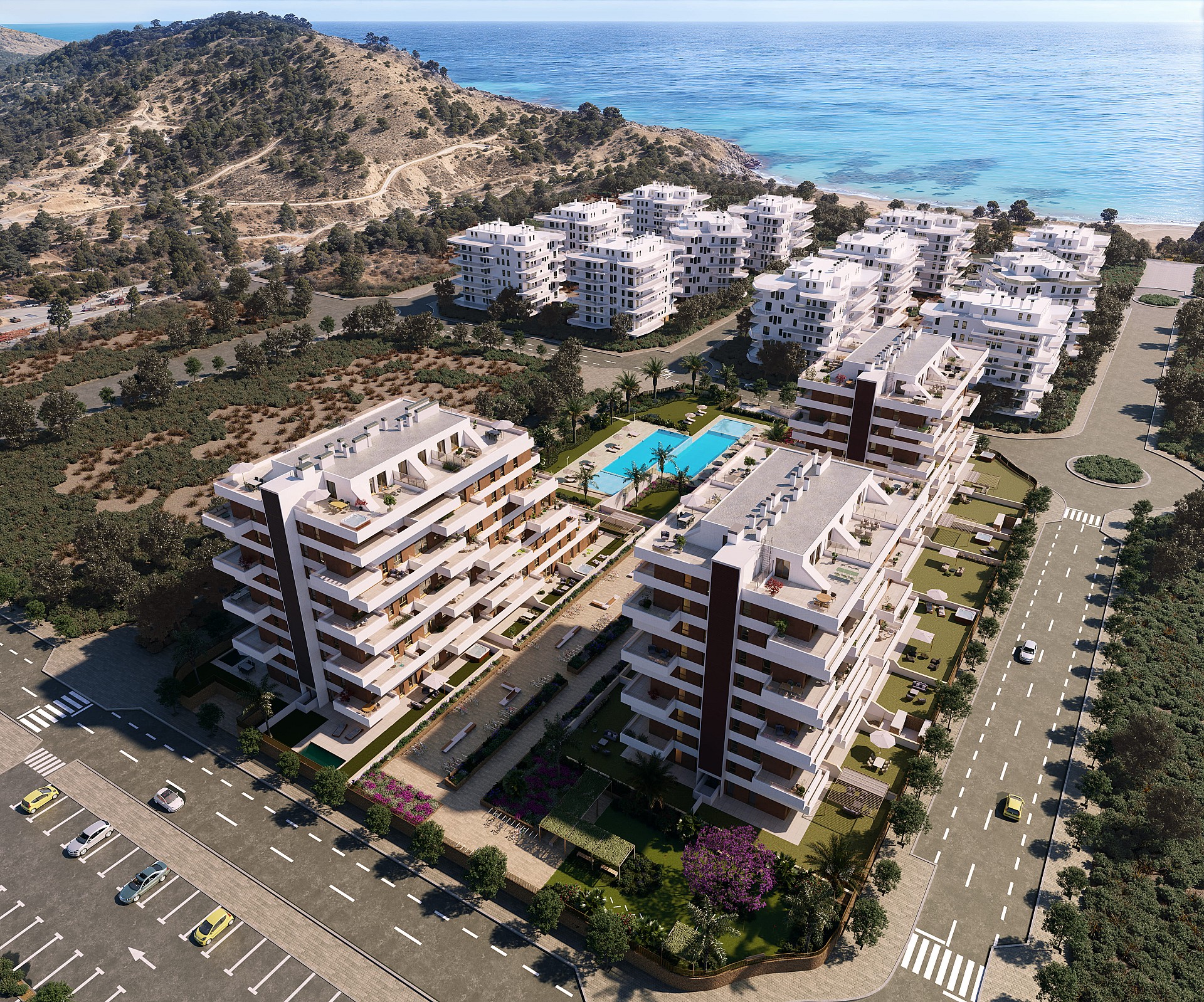 3 chambre Appartements - terrasse sur le toit à Villajoyosa - Nouvelle construction in Medvilla Spanje