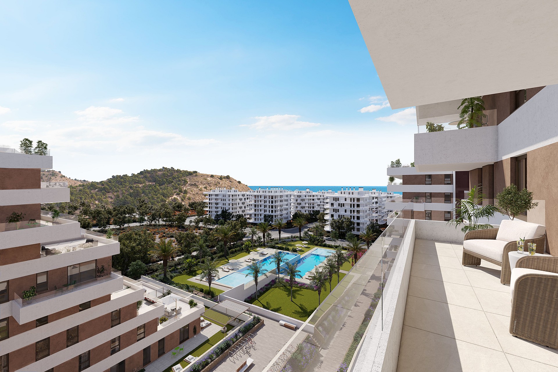 3 chambre Appartements - terrasse sur le toit à Villajoyosa - Nouvelle construction in Medvilla Spanje