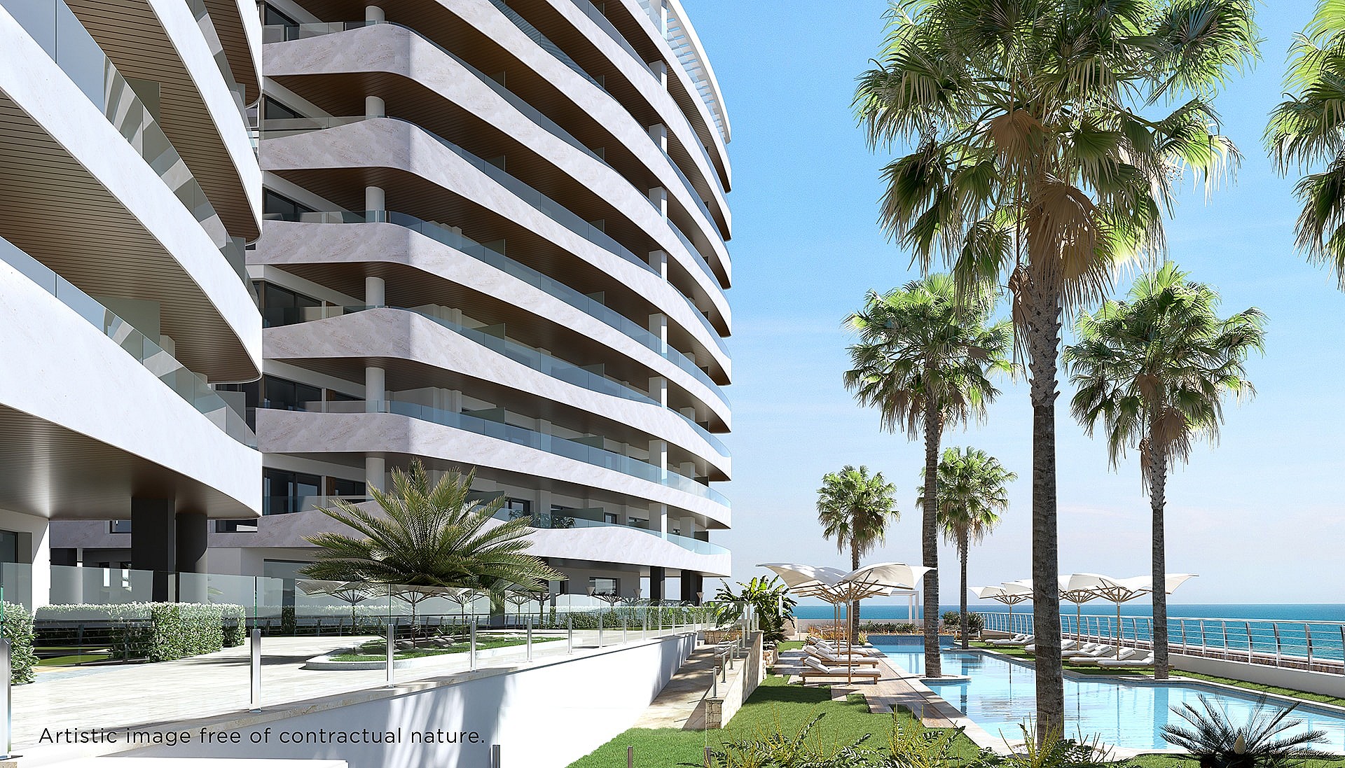 1 chambre Appartement - terrasse à La Manga Del Mar Menor - Nouvelle construction in Medvilla Spanje