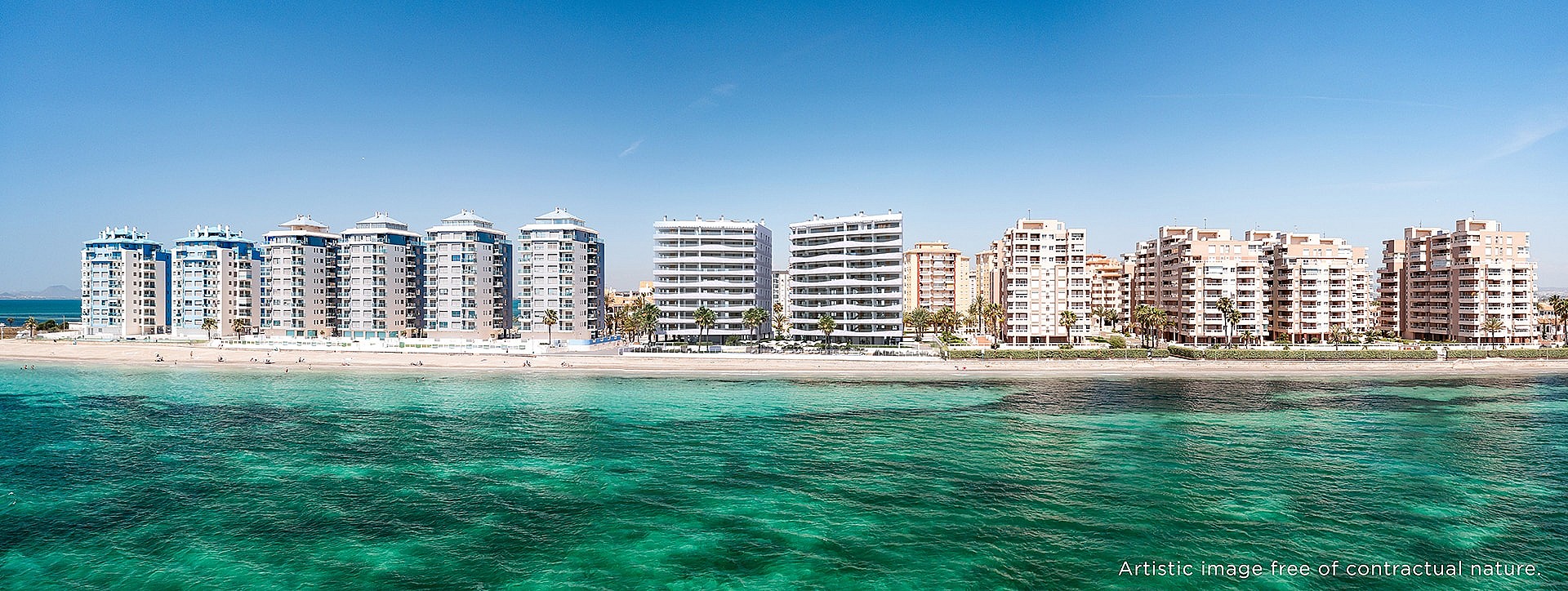 3 chambre Appartement - terrasse à La Manga Del Mar Menor - Nouvelle construction in Medvilla Spanje