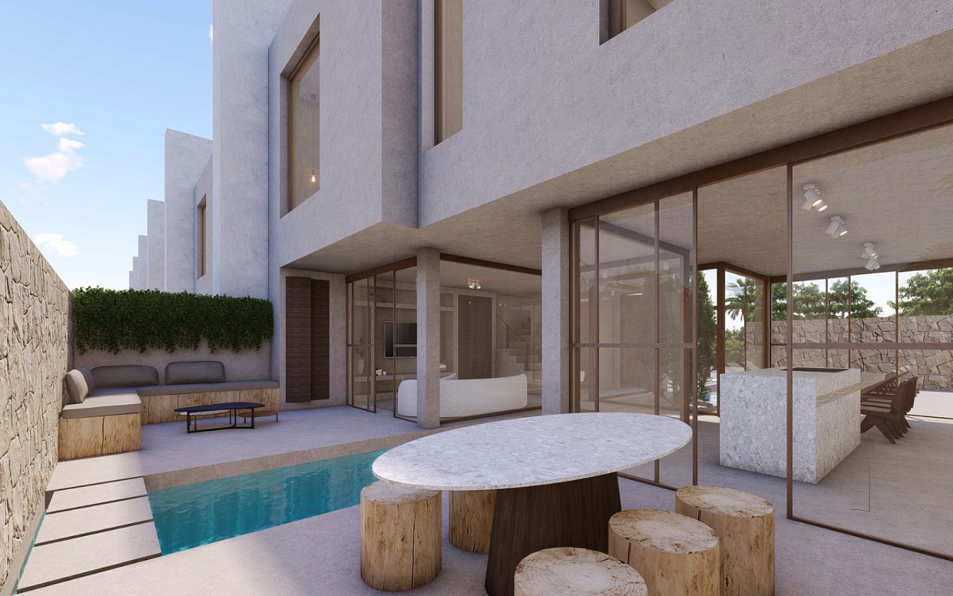 3 chambre Maisonettes à Formentera del Segura - Nouvelle construction in Medvilla Spanje