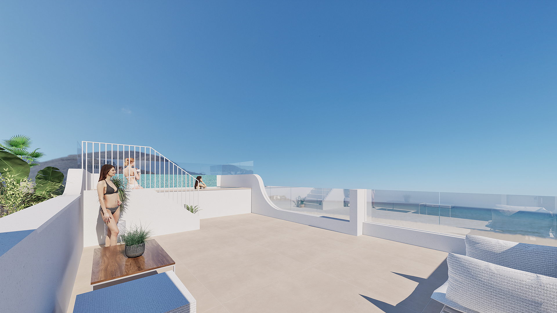 2 chambre Appartements - terrasse sur le toit à Torre de la Horadada - Nouvelle construction in Medvilla Spanje