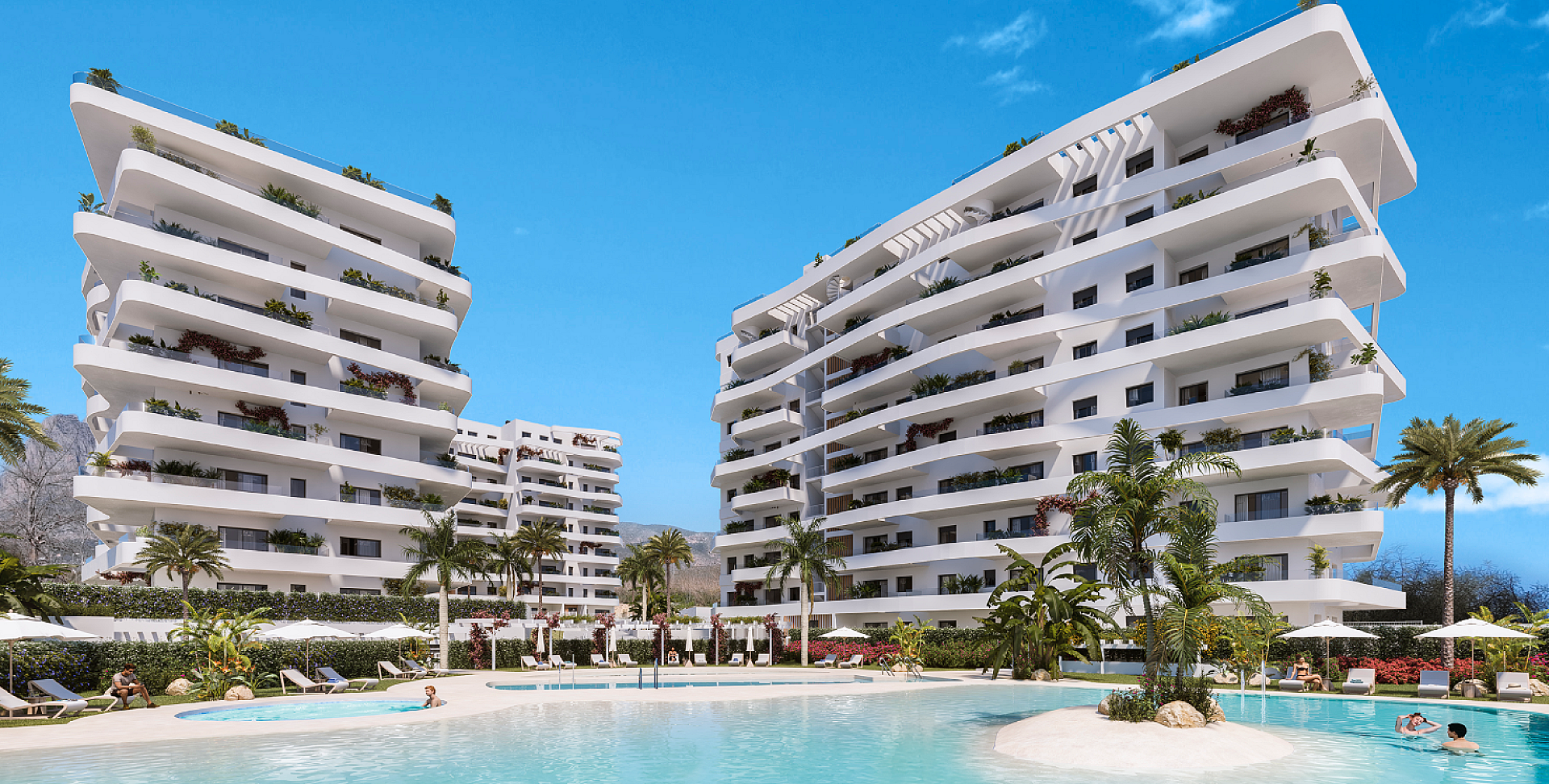 1 chambre Appartements - terrasse sur le toit à Villajoyosa in Medvilla Spanje