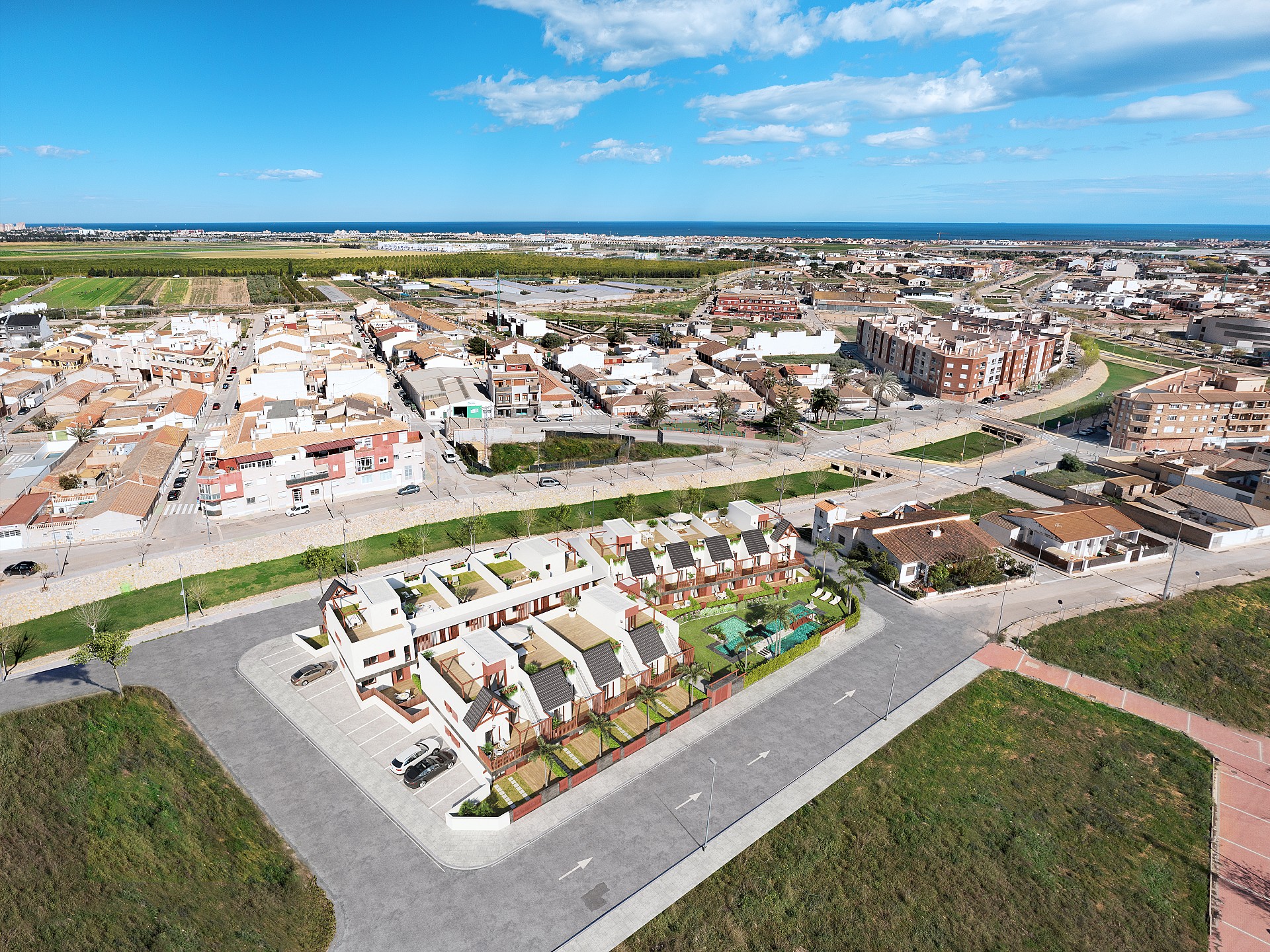 2 chambre Appartements - terrasse sur le toit à Pilar de la Horadada in Medvilla Spanje