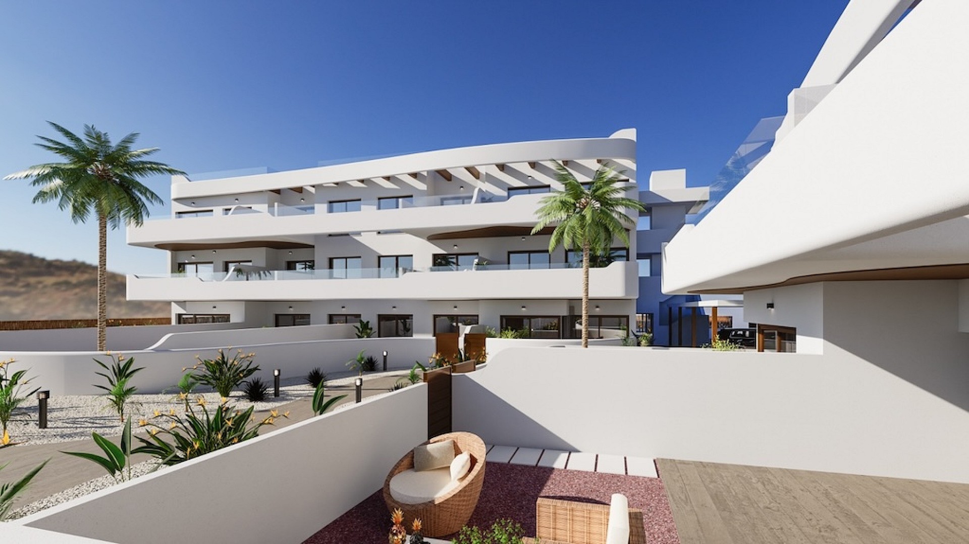 3 chambre Appartements - terrasse sur le toit à Los Alcazares in Medvilla Spanje