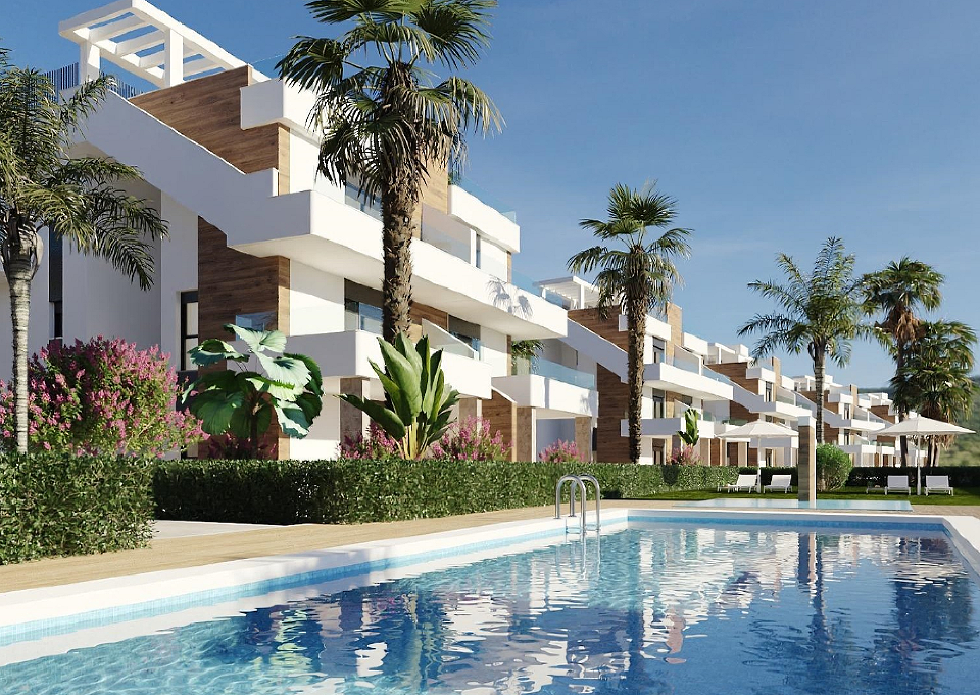 2 chambre Appartements - terrasse sur le toit à Hacienda del Álamo golf in Medvilla Spanje